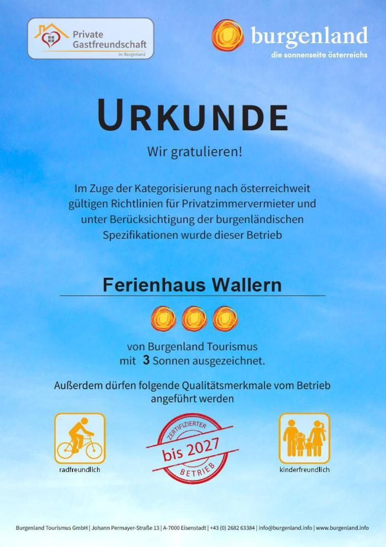 Ferienhaus Wallern Im Burgenland Eksteriør bilde